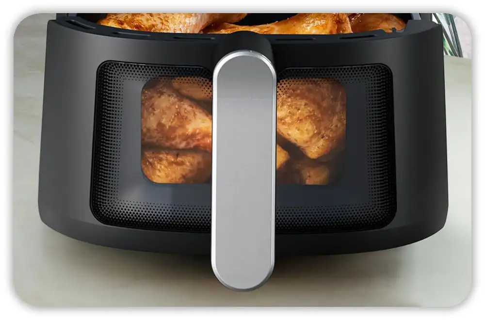 Die wichtigsten Bauteile der Philips Heißluftfritteuse