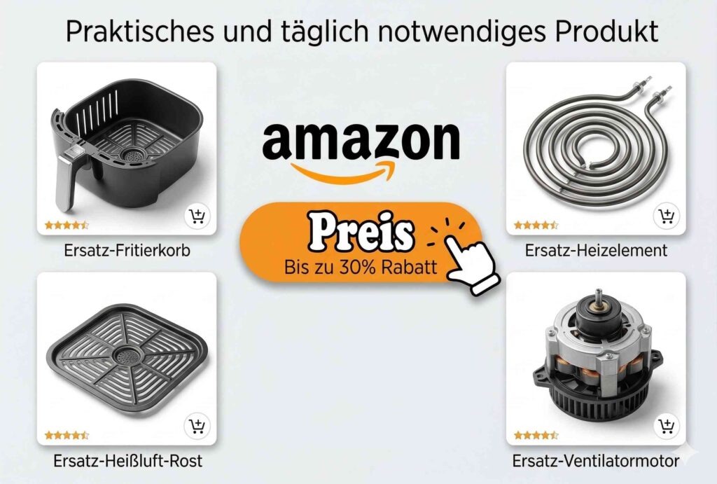 Ersatzteile für Heißluftfritteuse