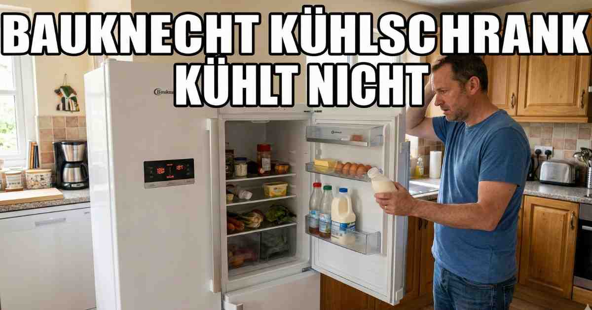 Bauknecht Kühlschrank kühlt nicht Rettung!