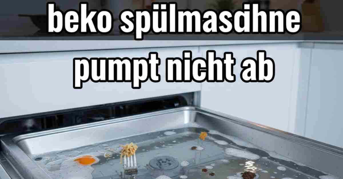 Beko Spülmaschine pumpt nicht ab Hilfe & Rettung!