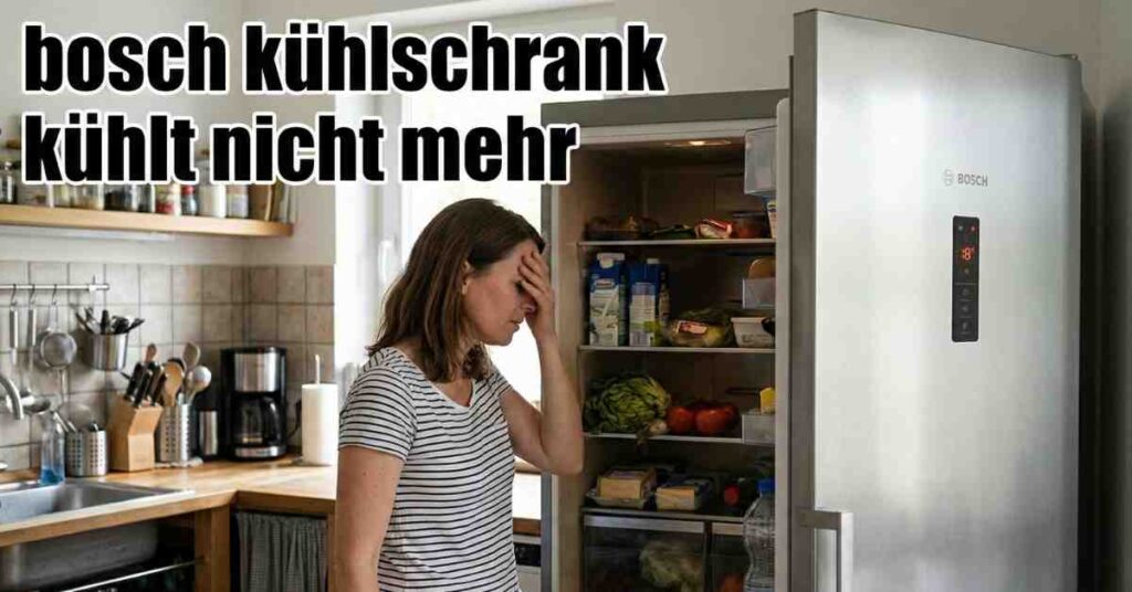 Bosch Kühlschrank kühlt nicht mehr Gerettet