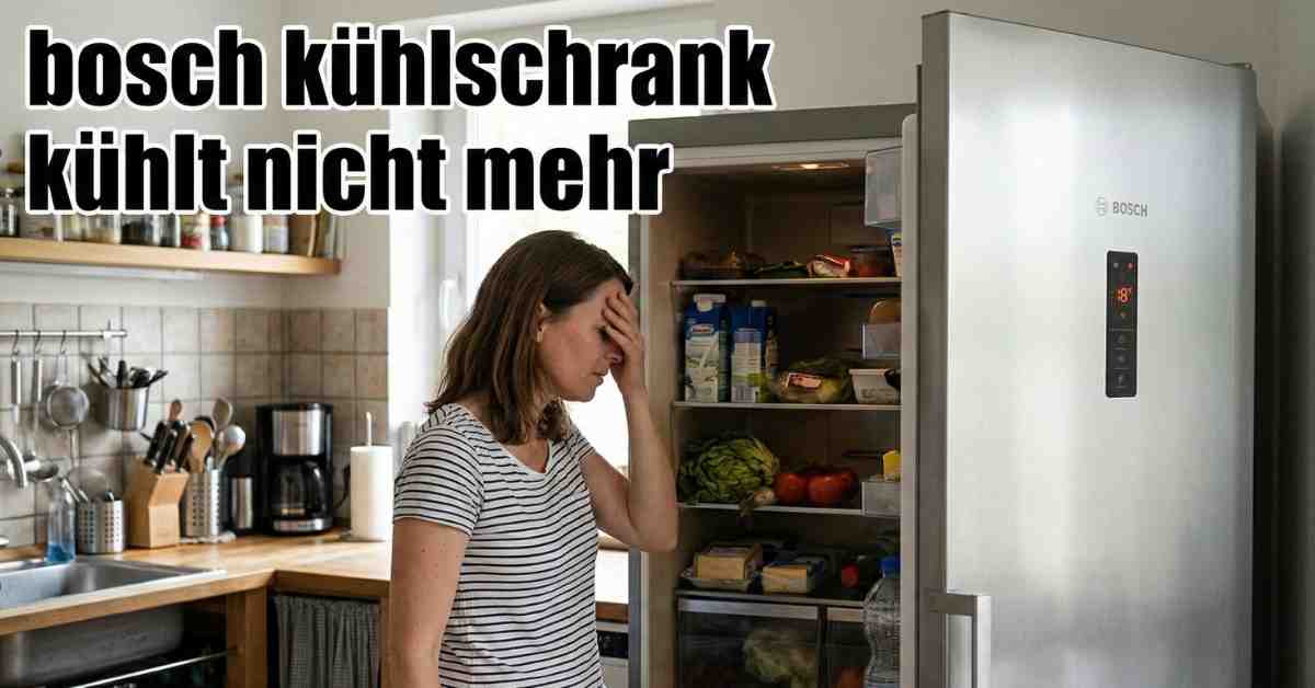 Bosch Kühlschrank kühlt nicht mehr Gerettet