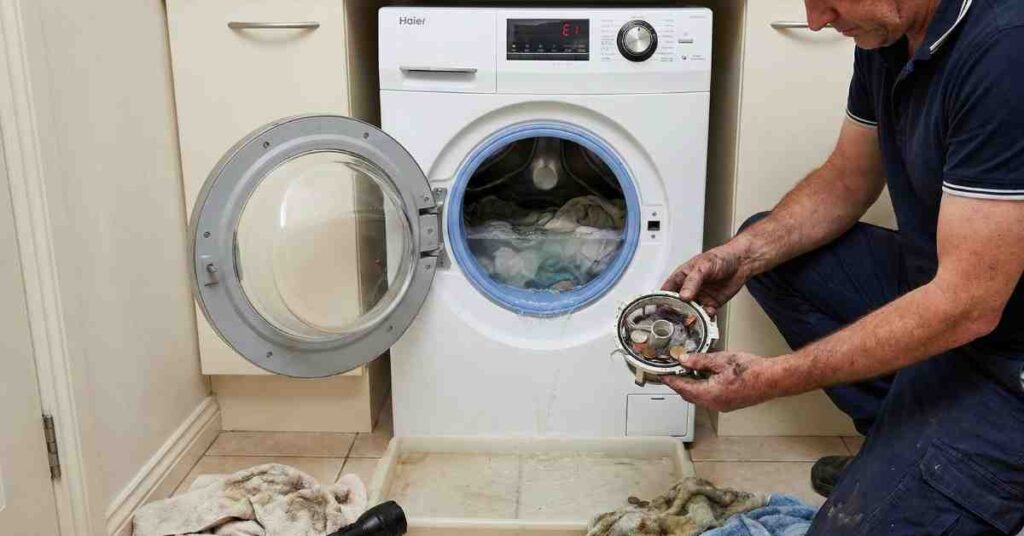 Haier Waschmaschine pumpt nicht ab