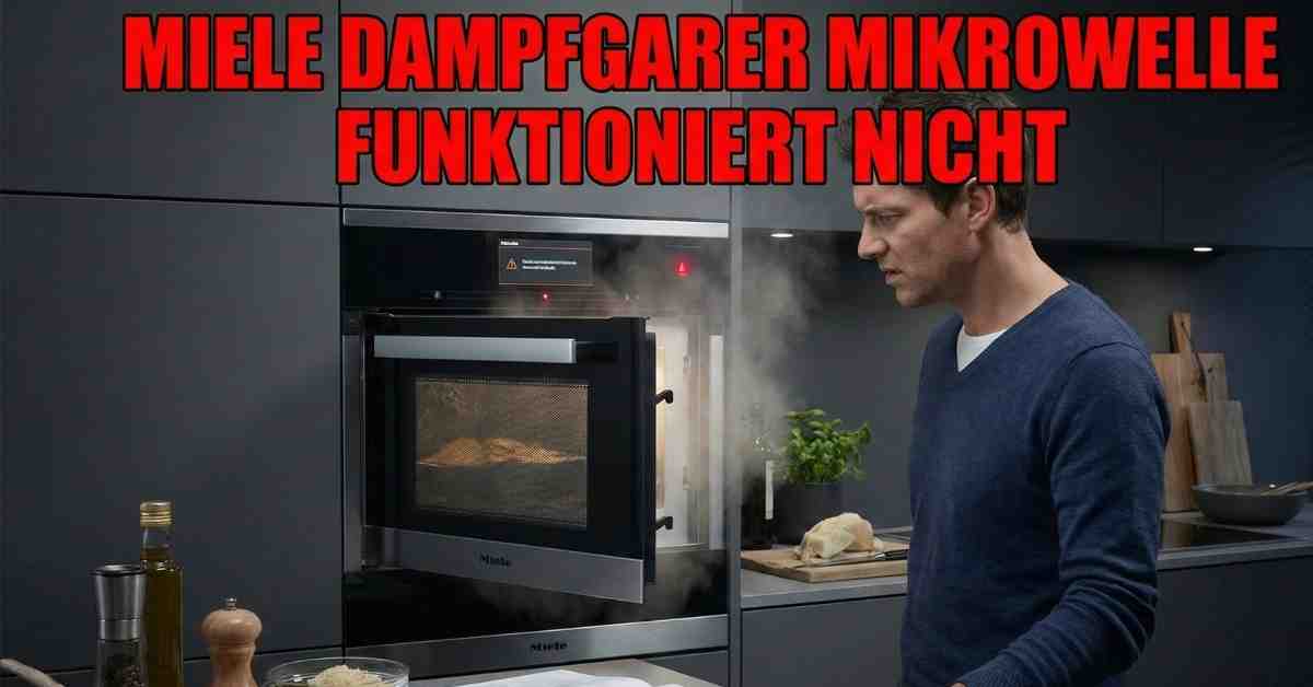 Miele Dampfgarer Mikrowelle funktioniert nicht