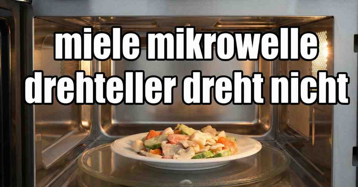 Miele Mikrowelle Drehteller dreht nicht