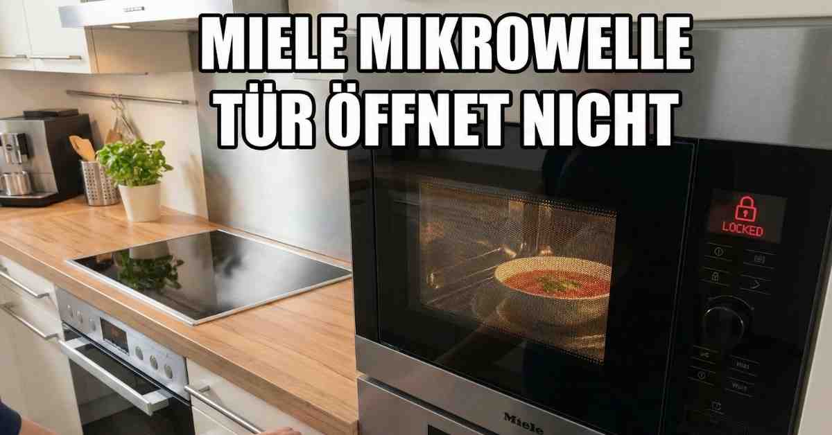 Miele Mikrowelle Tür öffnet nicht: Frust-Fix