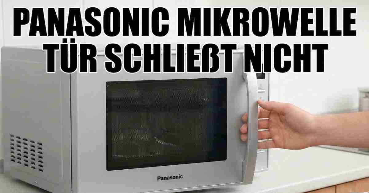 Panasonic Mikrowelle Tür schließt nicht