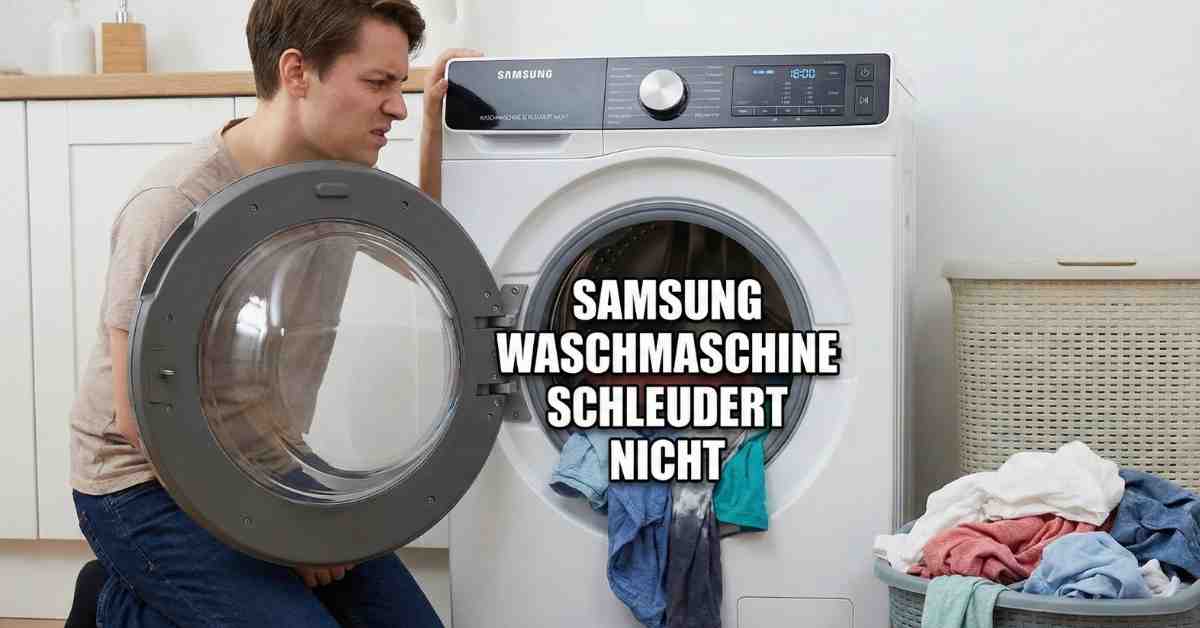 Samsung Waschmaschine schleudert nicht: Meine Rettungshilfe
