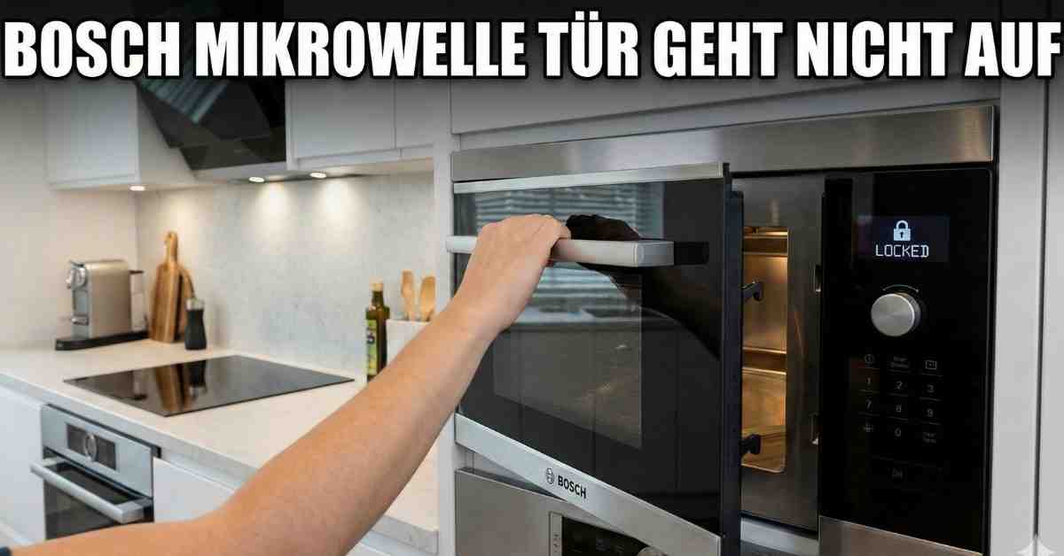 bosch mikrowelle tür geht nicht auf​