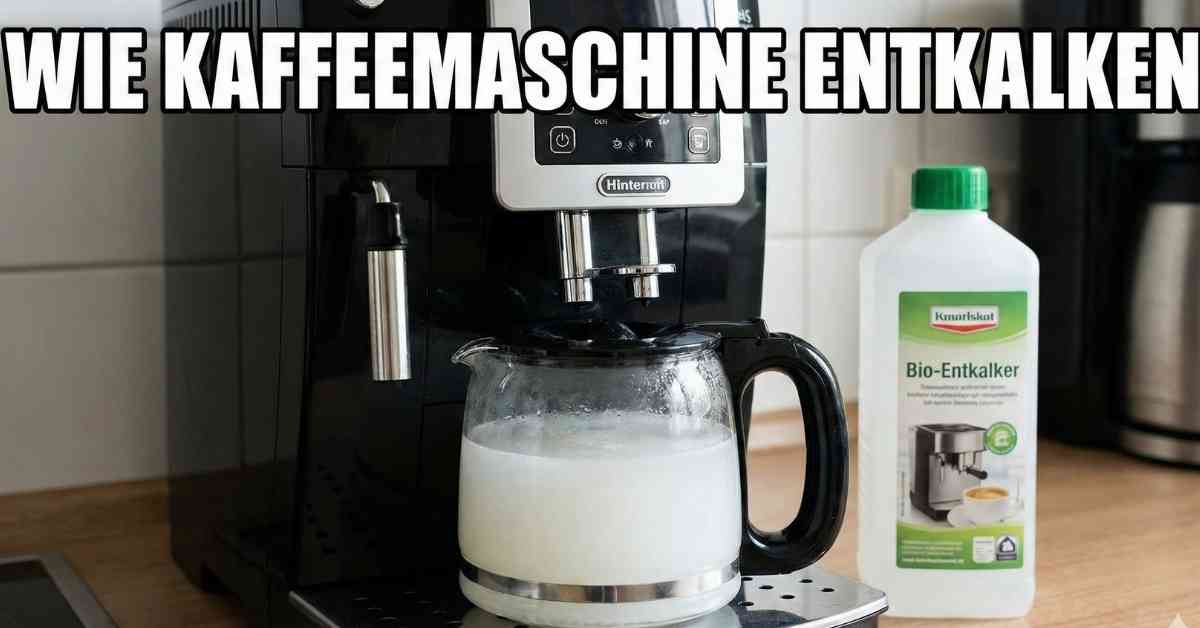 wie kaffeemaschine entkalken