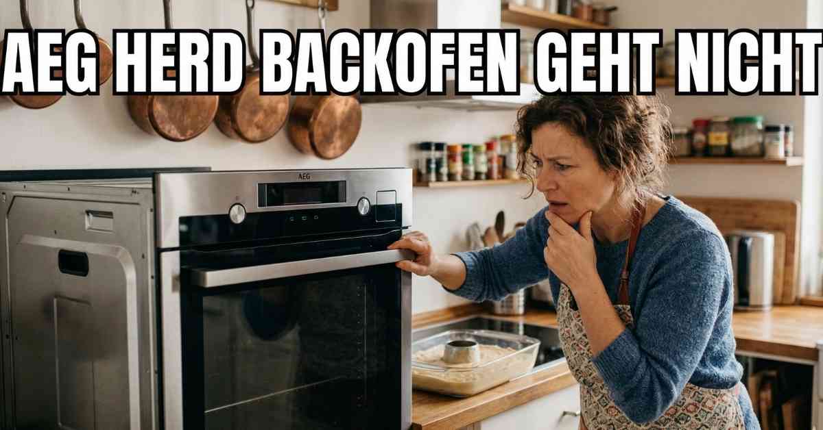 AEG Herd Backofen geht nicht Was Sie jetzt tun können