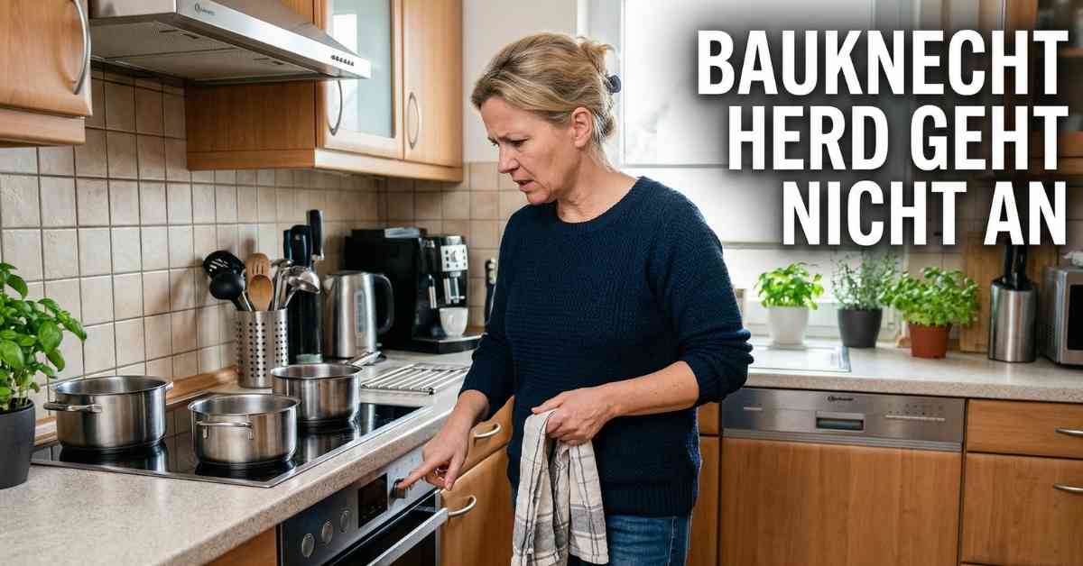 Bauknecht Herd geht nicht an Tipps und schnelle Hilfe (1)