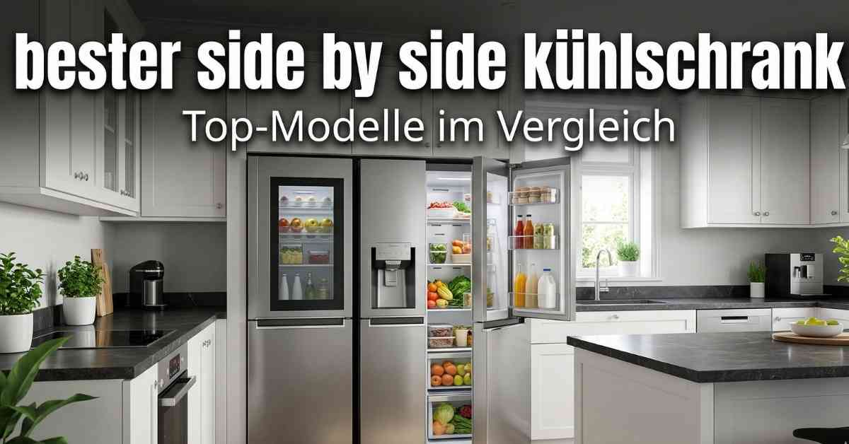 Bester Side by Side Kühlschrank für dein Haus