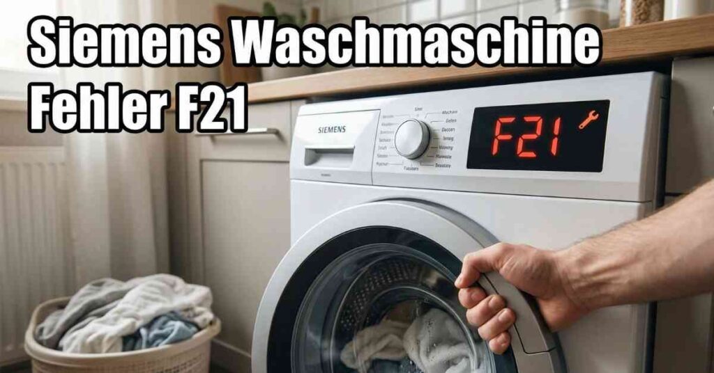 Hilfe Siemens Waschmaschine Fehler F21 Tür öffnet nicht