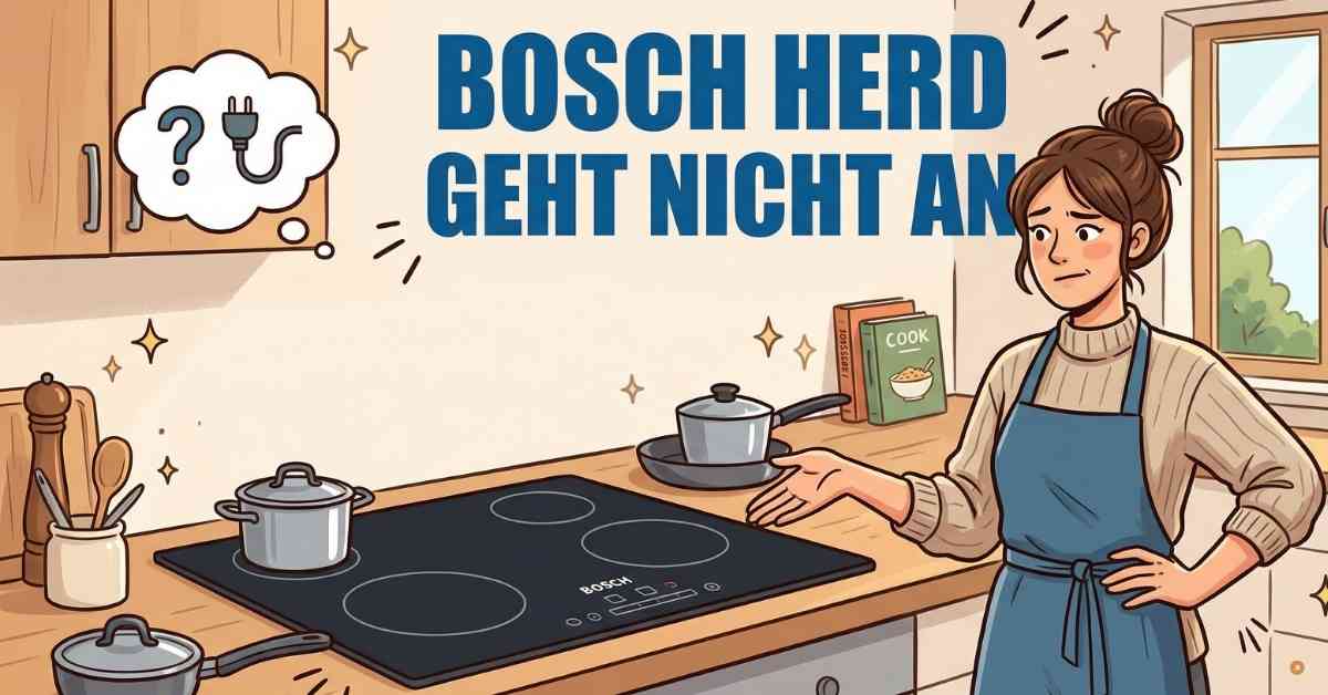 Mein Bosch Herd geht nicht an Gute Tipps