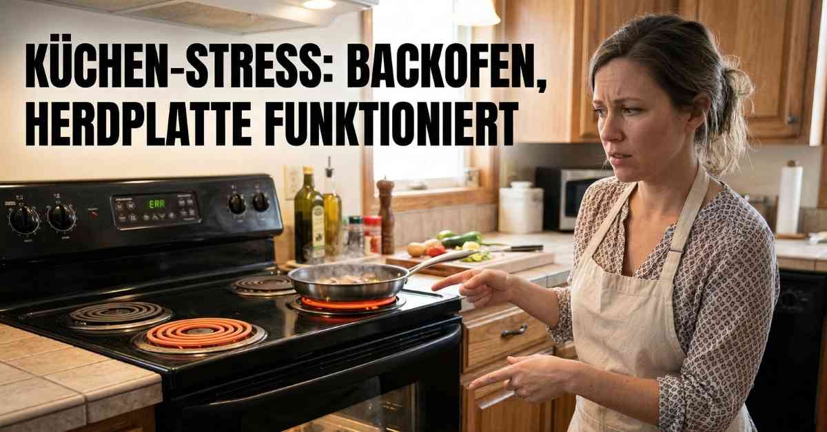 Mein Rat Backofen geht nicht aber Herdplatten tun es