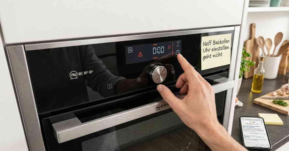 Neff Backofen Uhr einstellen geht nicht Meine Tipps
