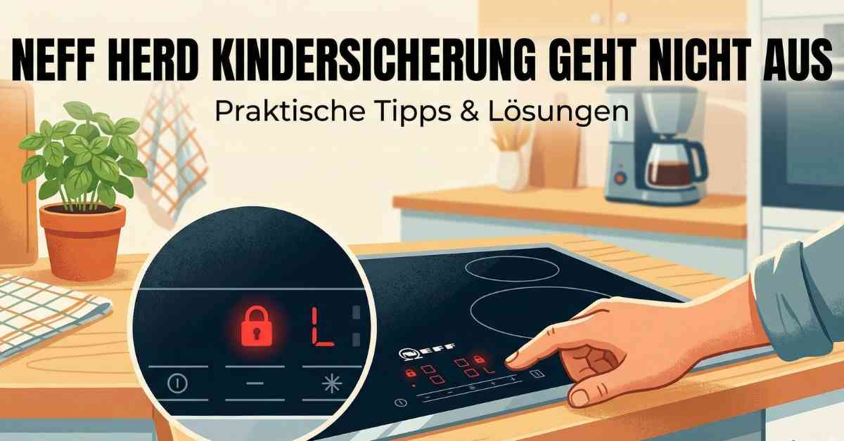 Neff Herd Kindersicherung geht nicht aus