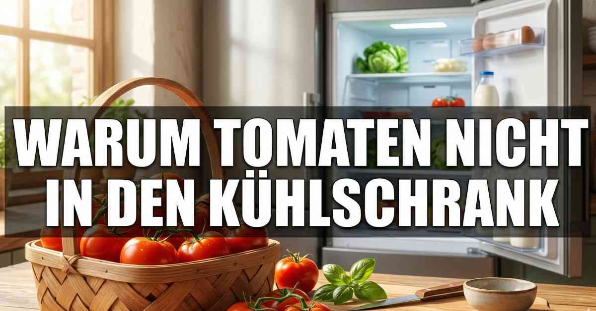 Warum Tomaten nicht in den Kühlschrank sollen Meine Tipps