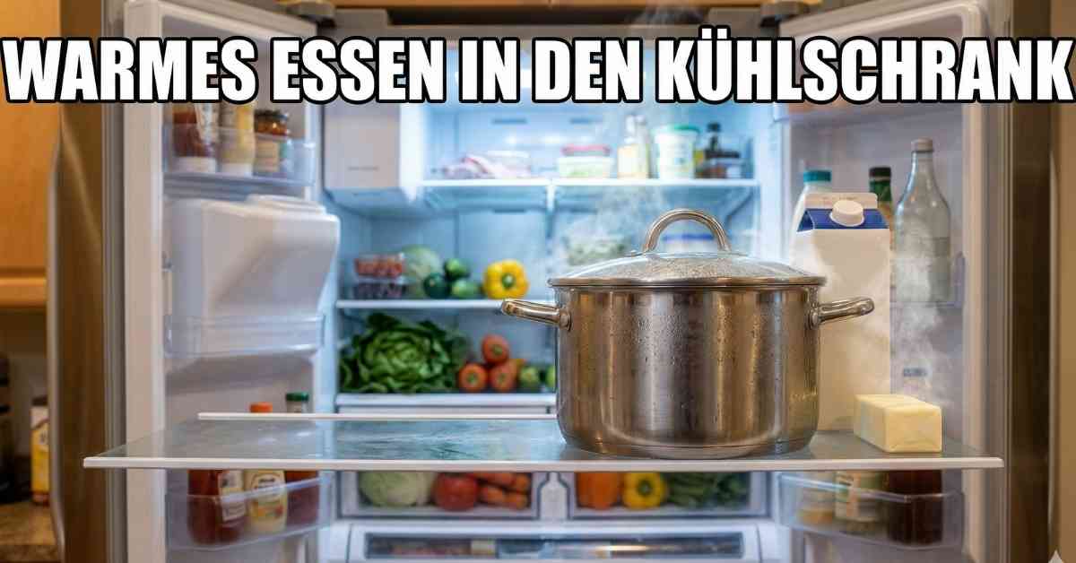 Warum kein warmes Essen in den Kühlschrank Mein Rat